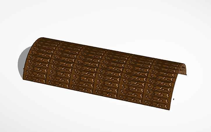 3D design log texture - Tinkercad