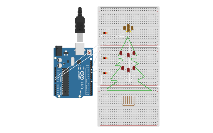 Circuit design Dazzling Turing - Tinkercad
