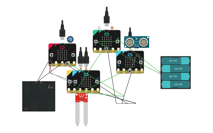 Circuit design Copy of Micro:bit Challenge - Tinkercad