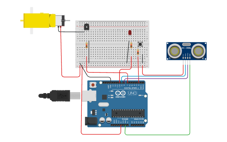 Circuit design Testing - Tinkercad
