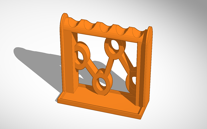 3D design Modern Rack for Pliers/Wirecutters - Tinkercad