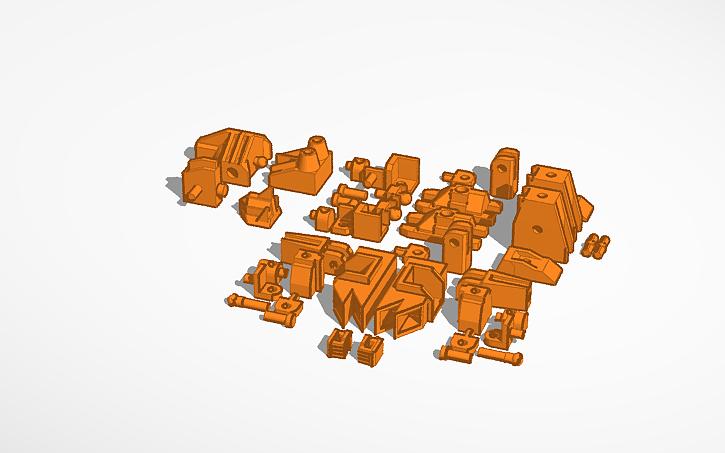 3D design interceptor mech - Tinkercad