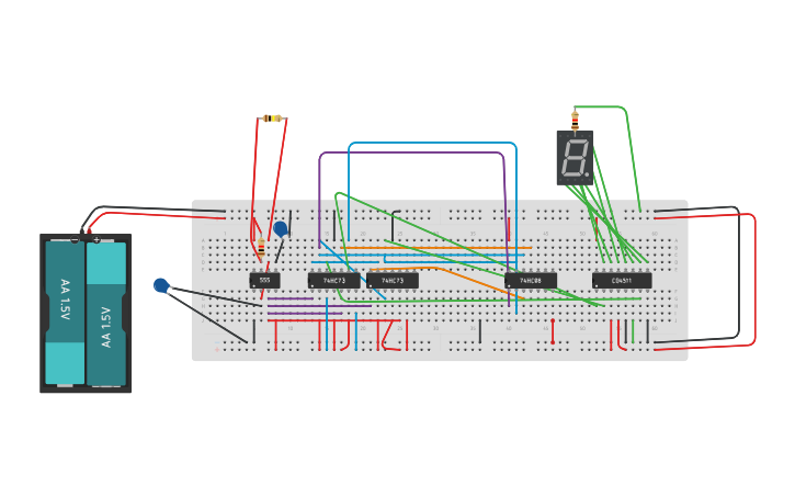 Circuit design logic - Tinkercad