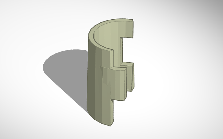 3D design Wire Rack Stopper - Tinkercad