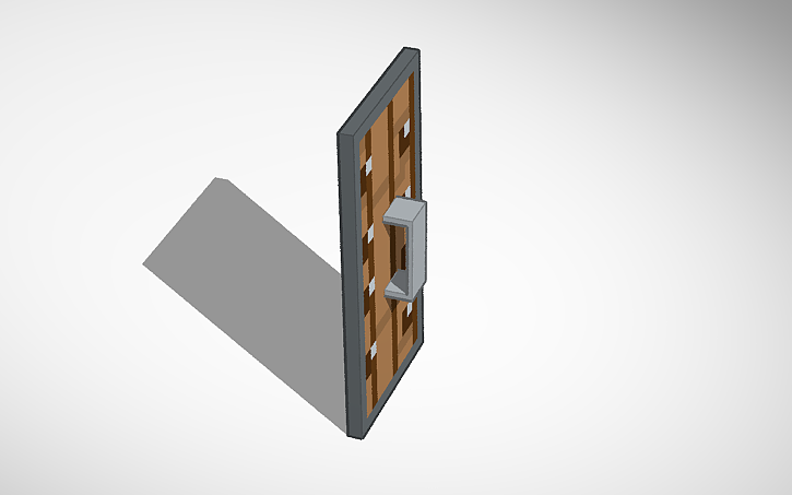 3D design Minecraft Shield - Tinkercad