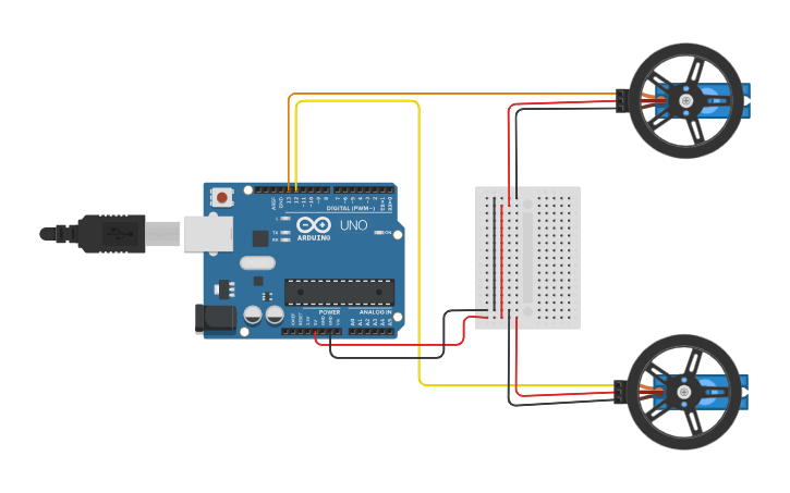 Circuit design Lab 3 SIM Part 2 - Tinkercad