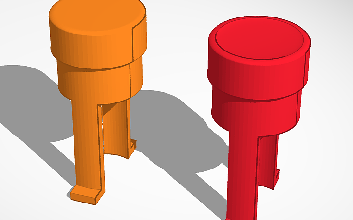 3D design Arcade button - Tinkercad