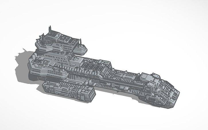 3D design Stargate SG1 X303-The Prometheus - Tinkercad