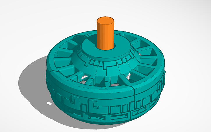 3D design Totk Working Fan - Tinkercad