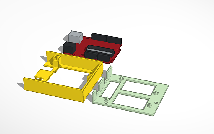 3D design Arduino BoxII - Tinkercad