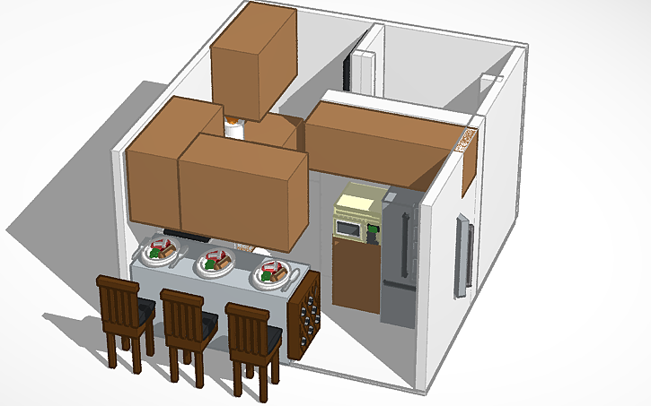 3D design joes kitchen 1 - Tinkercad