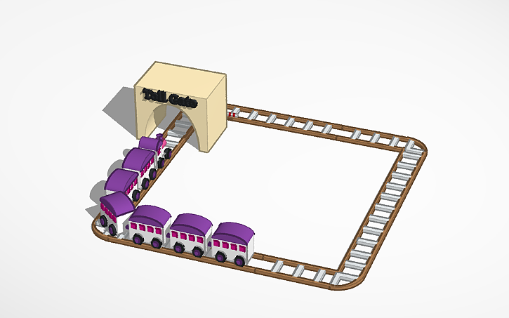 3D design Train - Tinkercad