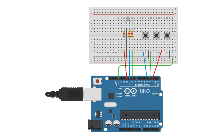 Circuit design val - Tinkercad