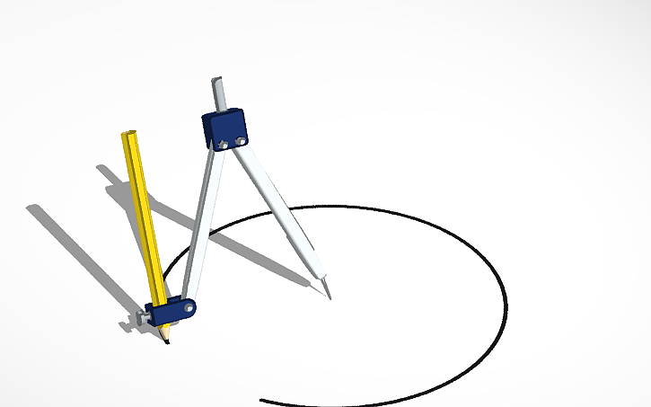 3D design COMPASS - Tinkercad