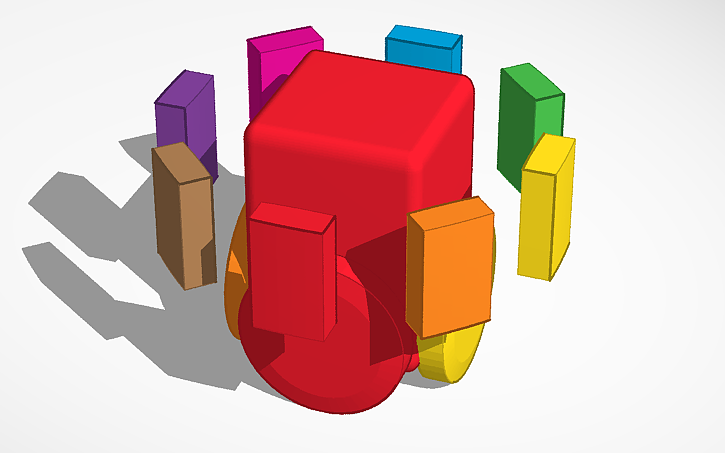 3D design Material mixer - Tinkercad
