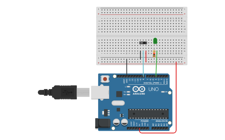 Circuit design Slide Switch - Example - Tinkercad