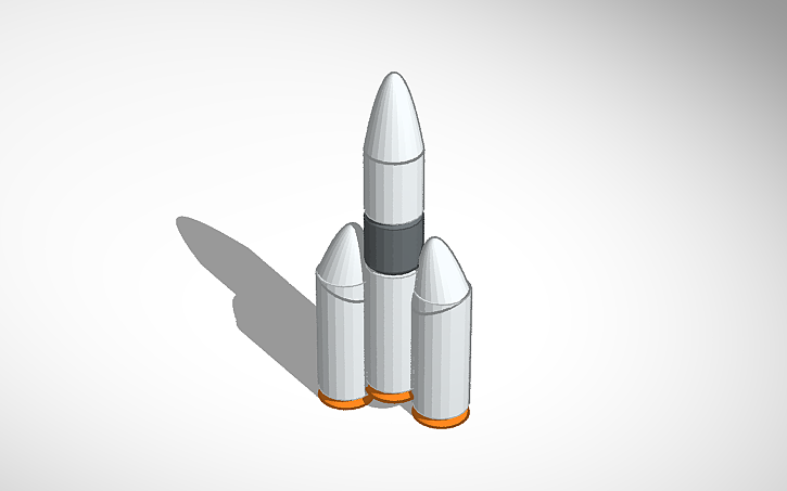 3D design ROCKETSHIP - Tinkercad