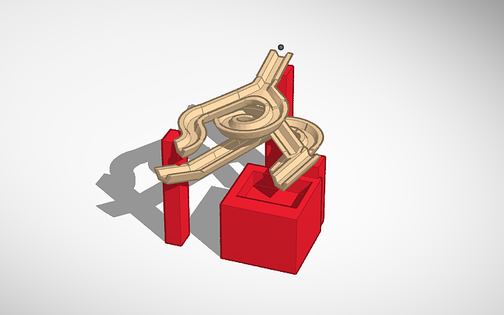 3D design Marble Run - Tinkercad