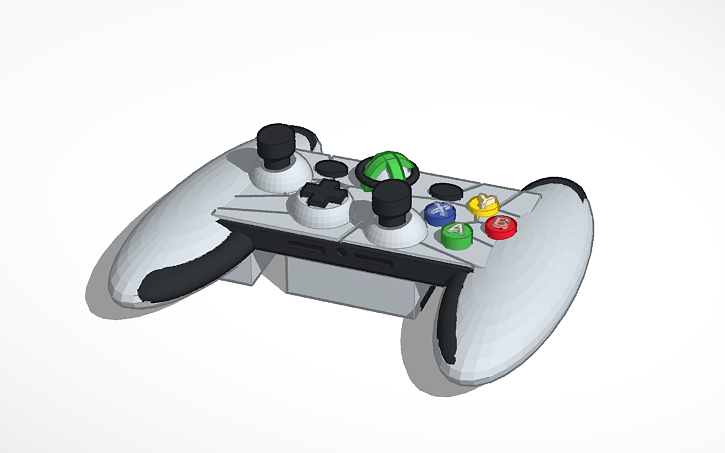 3D design x-box 360 controller - Tinkercad