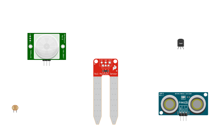 Circuit design Copy of Sensors Challenge - Tinkercad