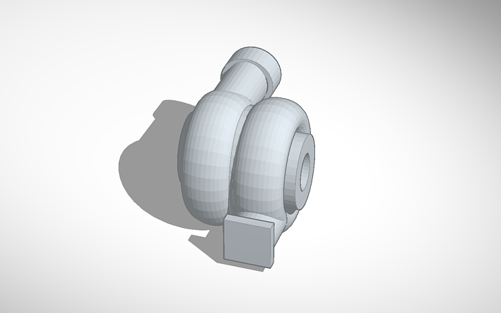 3D design turbo charge - Tinkercad
