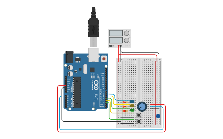 Circuit design Lab 1 Part A - Tinkercad