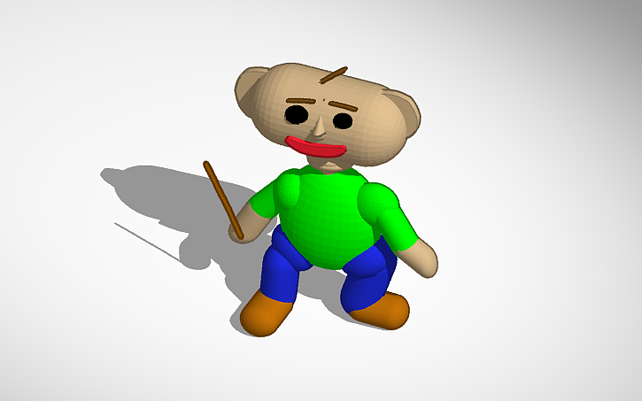 3D design Baldi Bear - Tinkercad