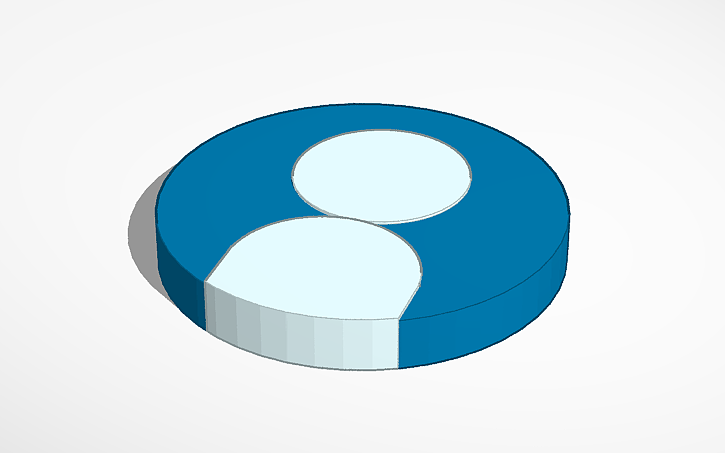 3D design That thing when you have no profile picture - Tinkercad