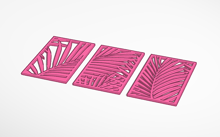 3D design sheet - Tinkercad