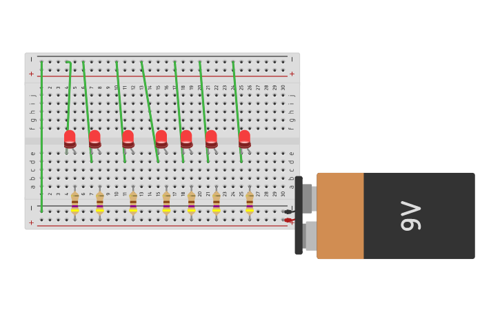 Circuit design Parallel circuit. - Tinkercad