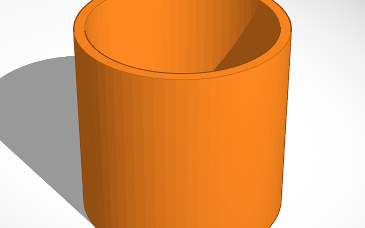 3D design bucket - Tinkercad