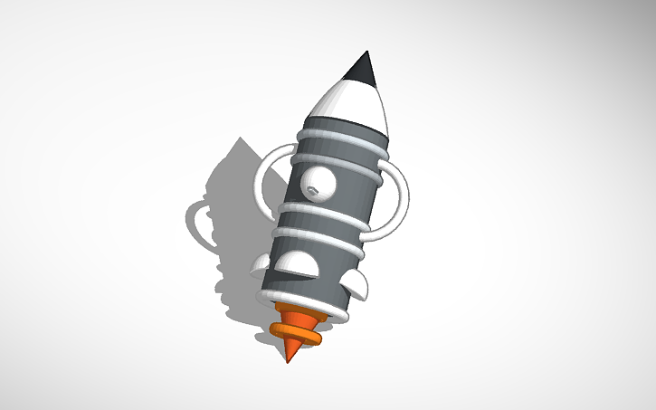 3D design Rocket - Tinkercad