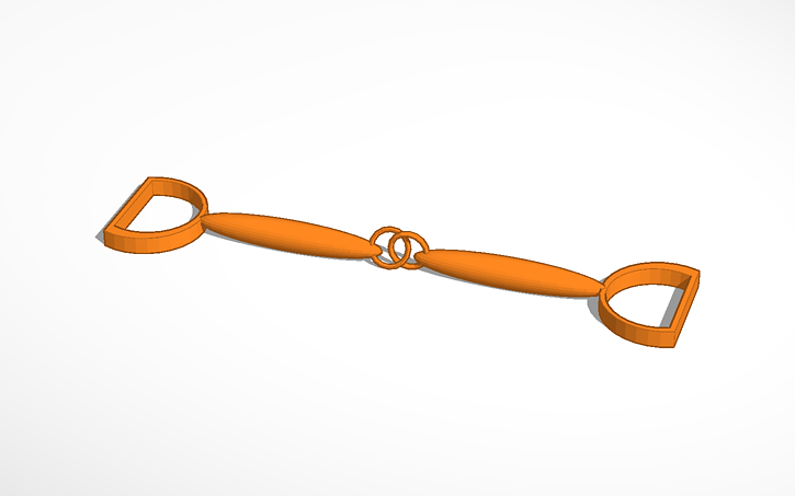3D design Model of Snaffle Bit - Tinkercad