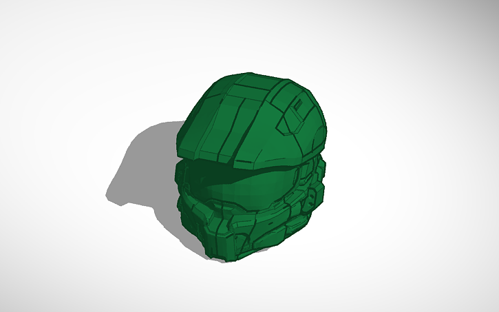 3D design Halo 4 Master Chief Helmet - Tinkercad