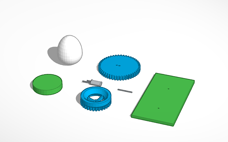 3D design Egg Spin - Tinkercad