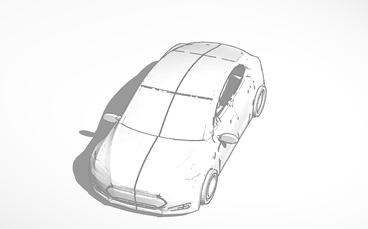 3D design Tesla - Tinkercad