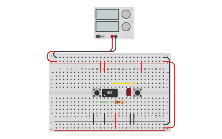 Circuit design Timer - Tinkercad