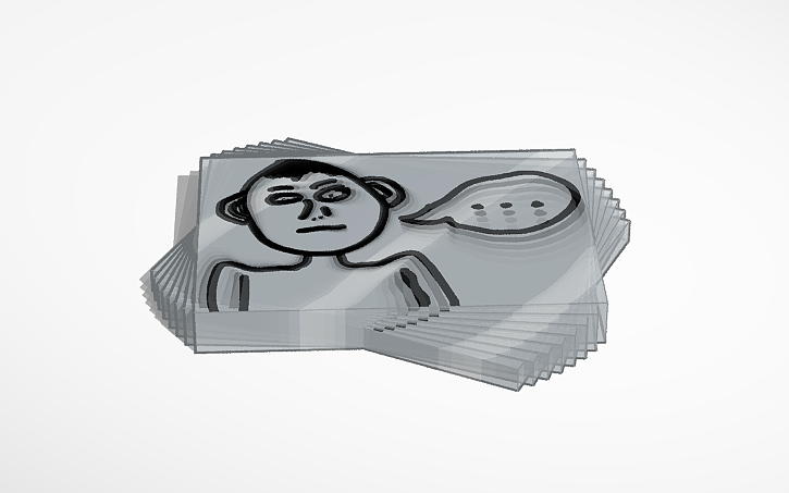 3D design Sorry people - Tinkercad