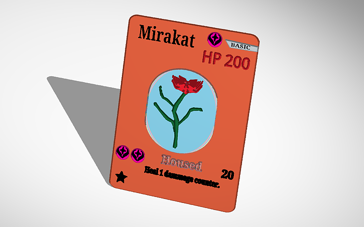 3D design A Card From CharlieCP - Tinkercad