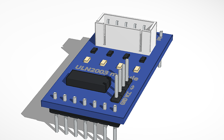 3D design Stepper driver - Tinkercad
