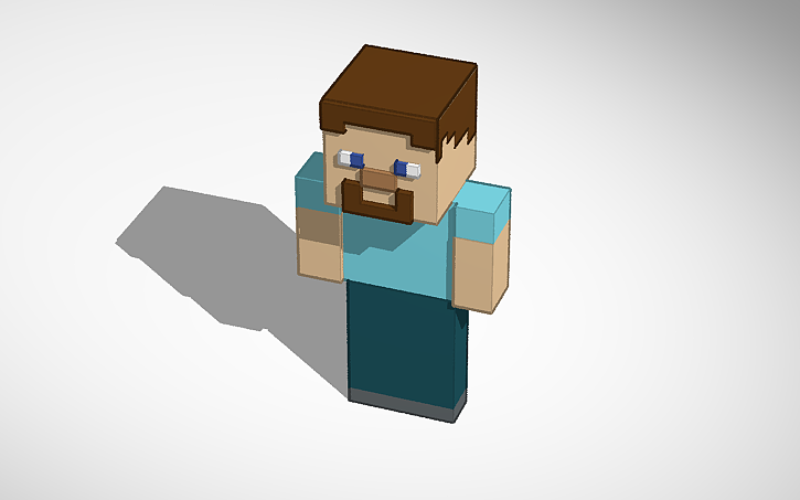 3D design i am steve - Tinkercad