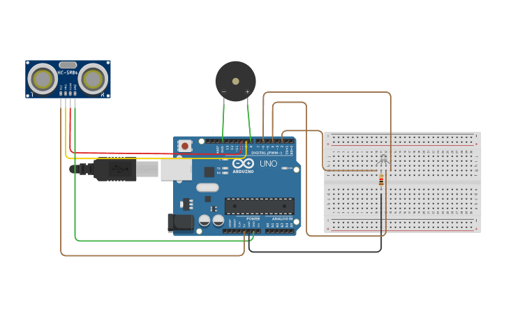 Circuit design Arduino mini project - Tinkercad
