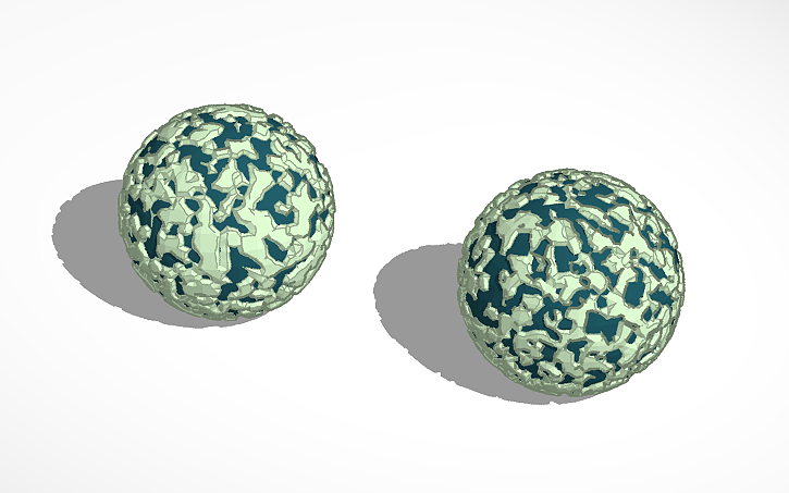 3D design Texture on a sphere - Tinkercad