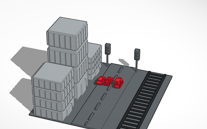 3D design City - Tinkercad