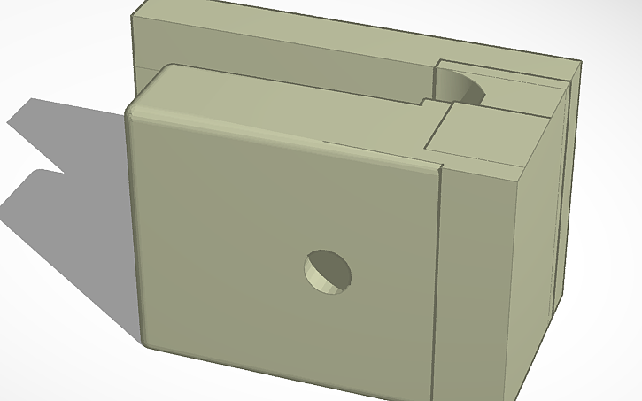 3D design Floating M4 Wall Mount - Tinkercad