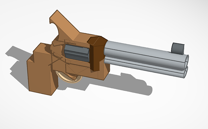 3D design Revolver - Tinkercad