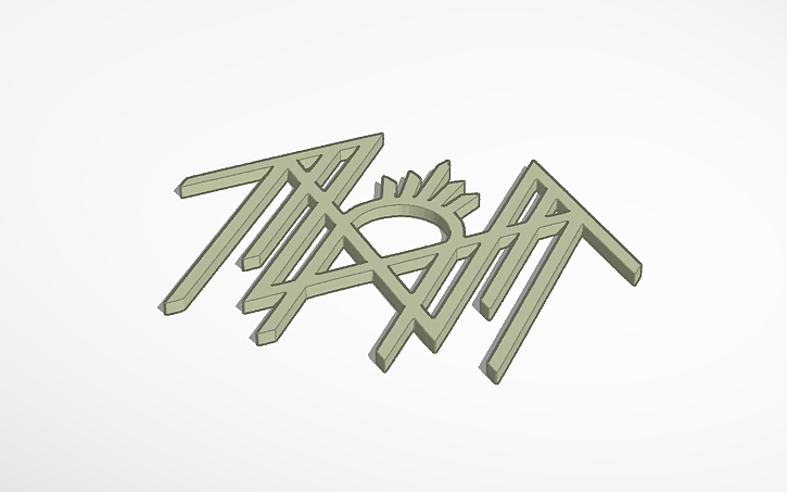 3D design Sleep Token Symbol - Tinkercad