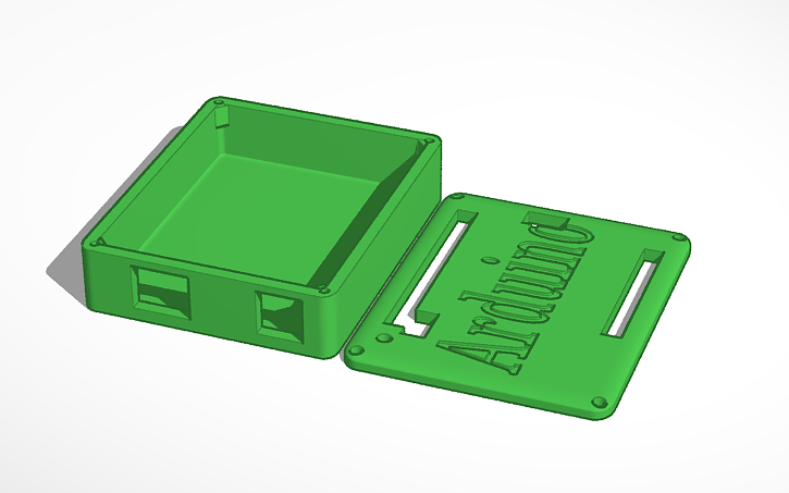 Button Case Cad Arduino 3D design Arduino Case - Tinkercad