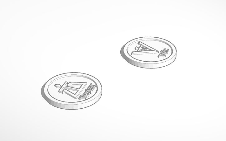 3D design Coin - Tinkercad