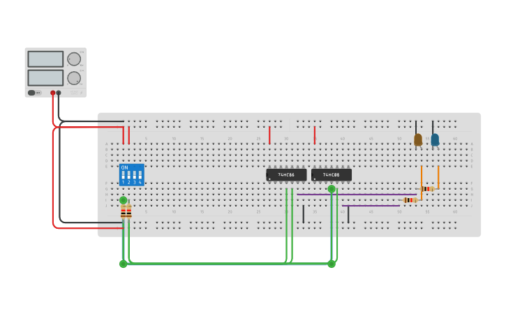 Circuit design 2--design a half adder circuit using XOR and AND gate ...